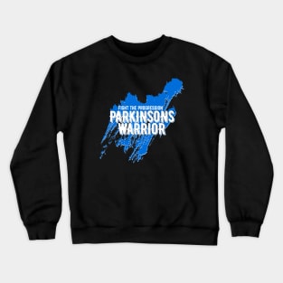 Fight The Progression Parkinsons Warrior Crewneck Sweatshirt